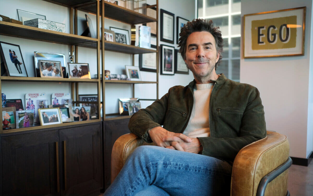 Shawn Levy in his office