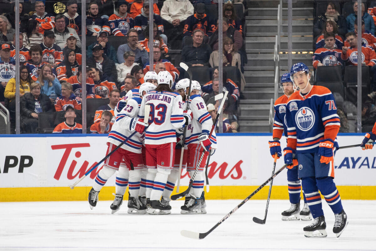 Rangers shut out Oilers