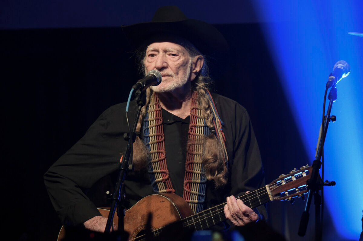 Willie Nelson performing in 2019