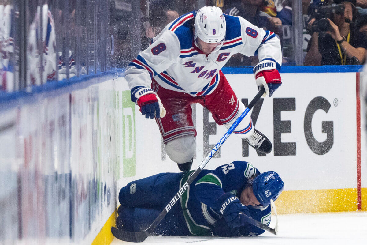 Rangers beat Vancouver in OT