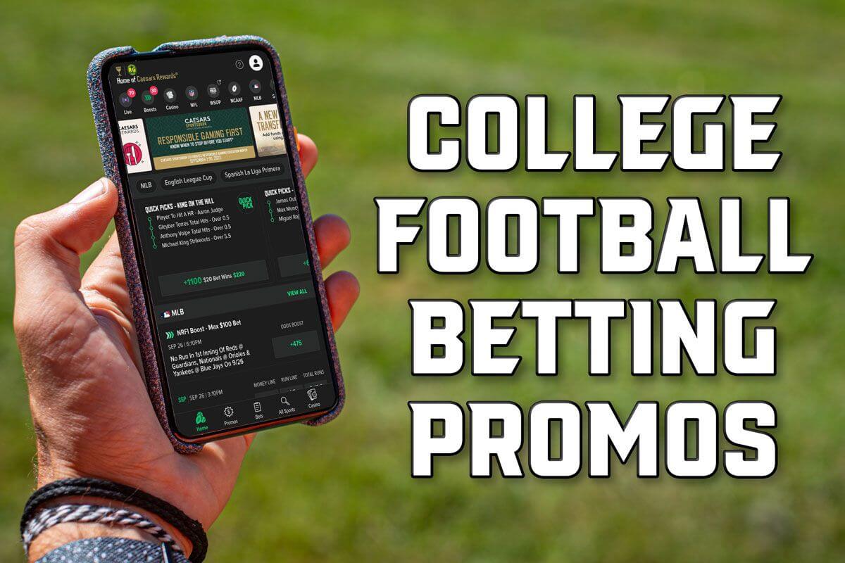 College football sportsbook promos 6 offers for BamaUGA, key Saturday