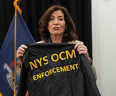Governor Kathy Hochul is cracking down on cannabis.