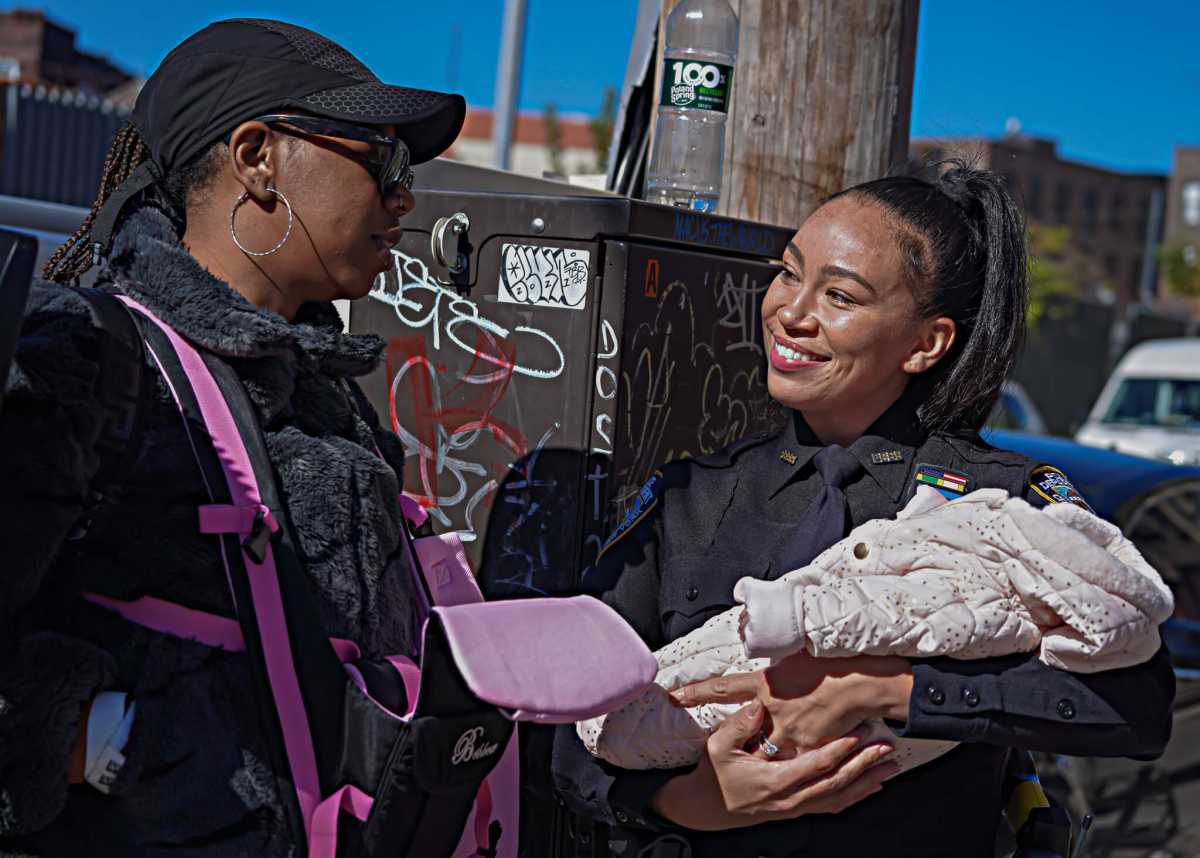 Malayshia Ervin (left Detective Samantha Villacis reunited on Oct. 23.