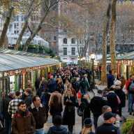 NYC Holiday Markets 2025: Shop Local Artisans and Unique Gifts 9 Bank of America Winter Village at Bryant Park in winter 2023.