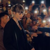 Taylor Swift leaving Emilio's Ballato (Photo by Michael Dorgan)