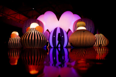 An inflatable exhibit at the Balloon Museum