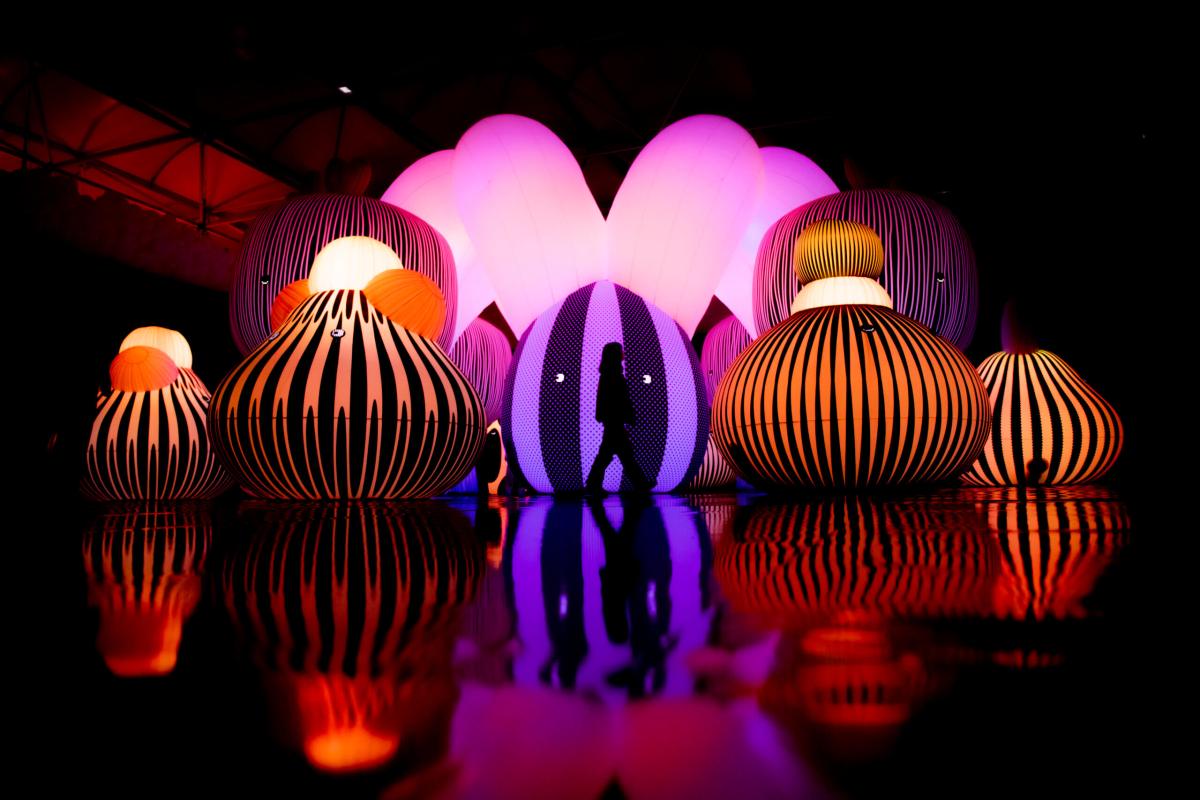 An inflatable exhibit at the Balloon Museum