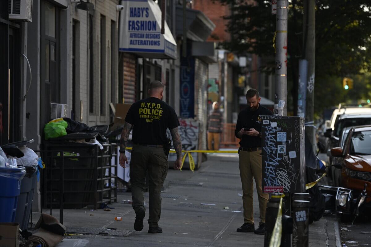 Police investigate a Brooklyn stabbing that left a man dead.