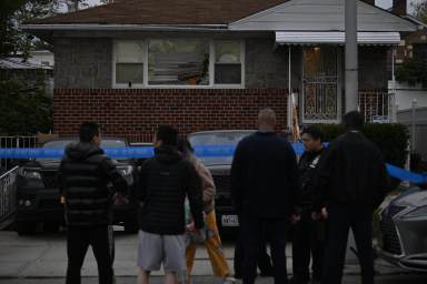 Police examine home where Queens man was shot in apparent robbery