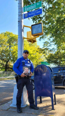 Officer Ramon Santos fought to have his friend Officer Richard Lopez remembered with a street renaming in the Bronx