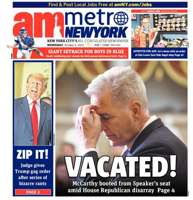Newspaper cover
