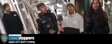 The four remaining suspects in the Oct. 29 robbery.