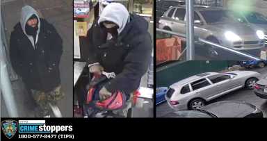 The suspect has robbed at least three smoke shops in New York City in recent months.