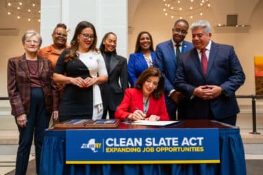 Governor Kathy Hochul signs Clean Slate Act into law