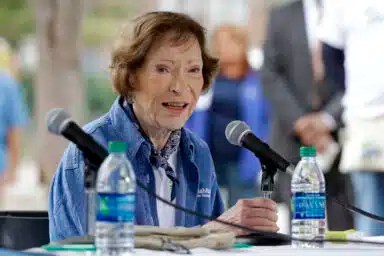 Former first lady Rosalynn Carter