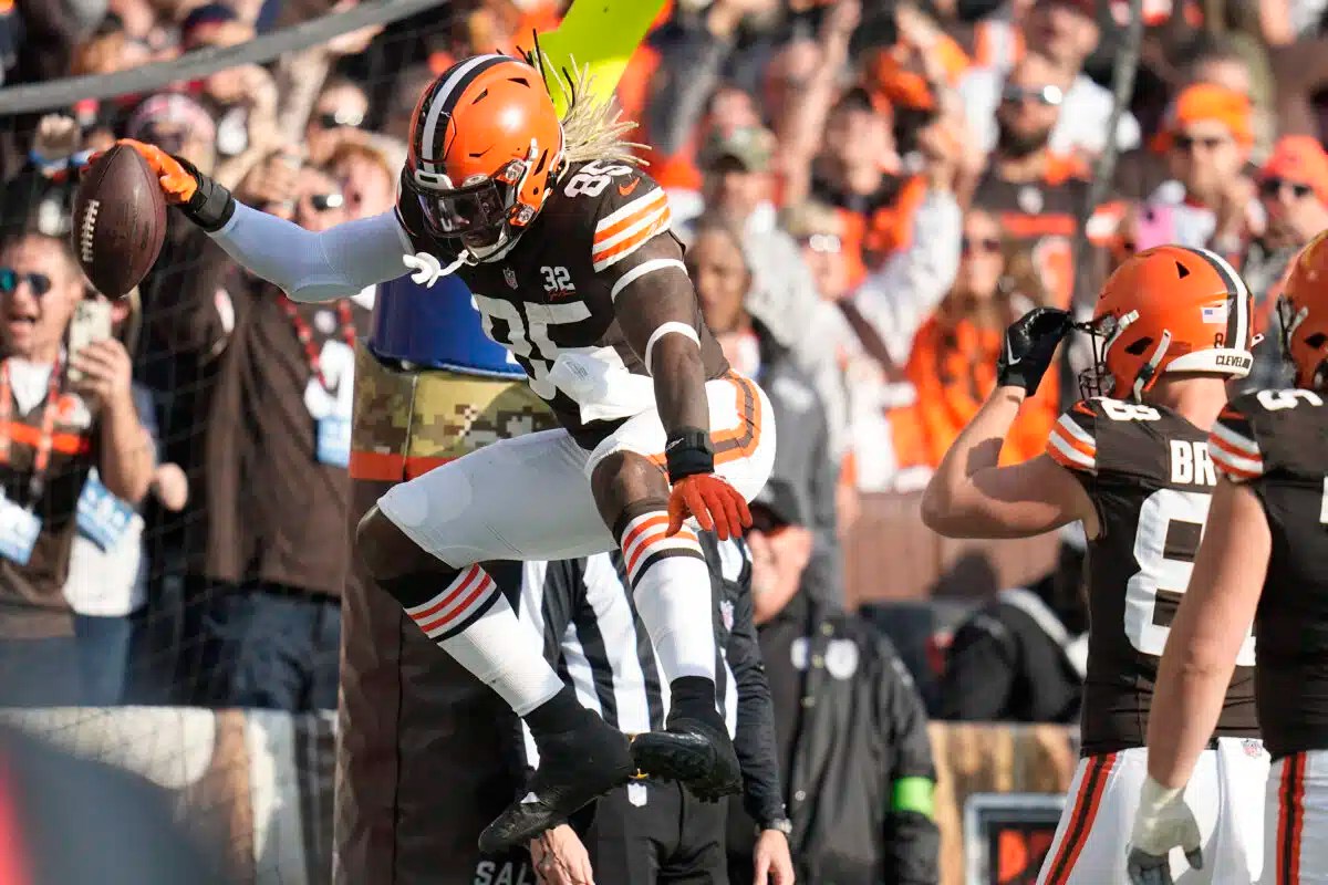 David Njoku Browns Steelers W11 23
