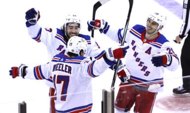 Rangers beat Devils 5-3