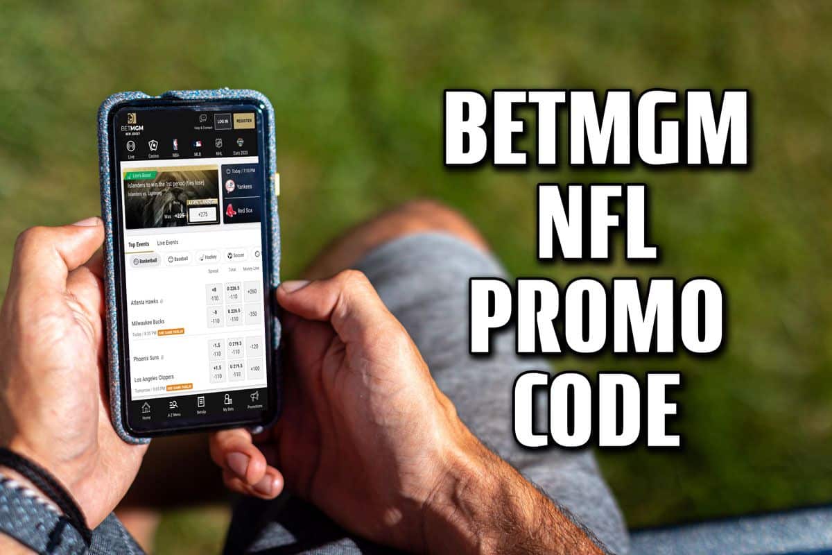 BetMGM promo code AMNY1500 BearsPanthers, NFL 1,500 bet offer