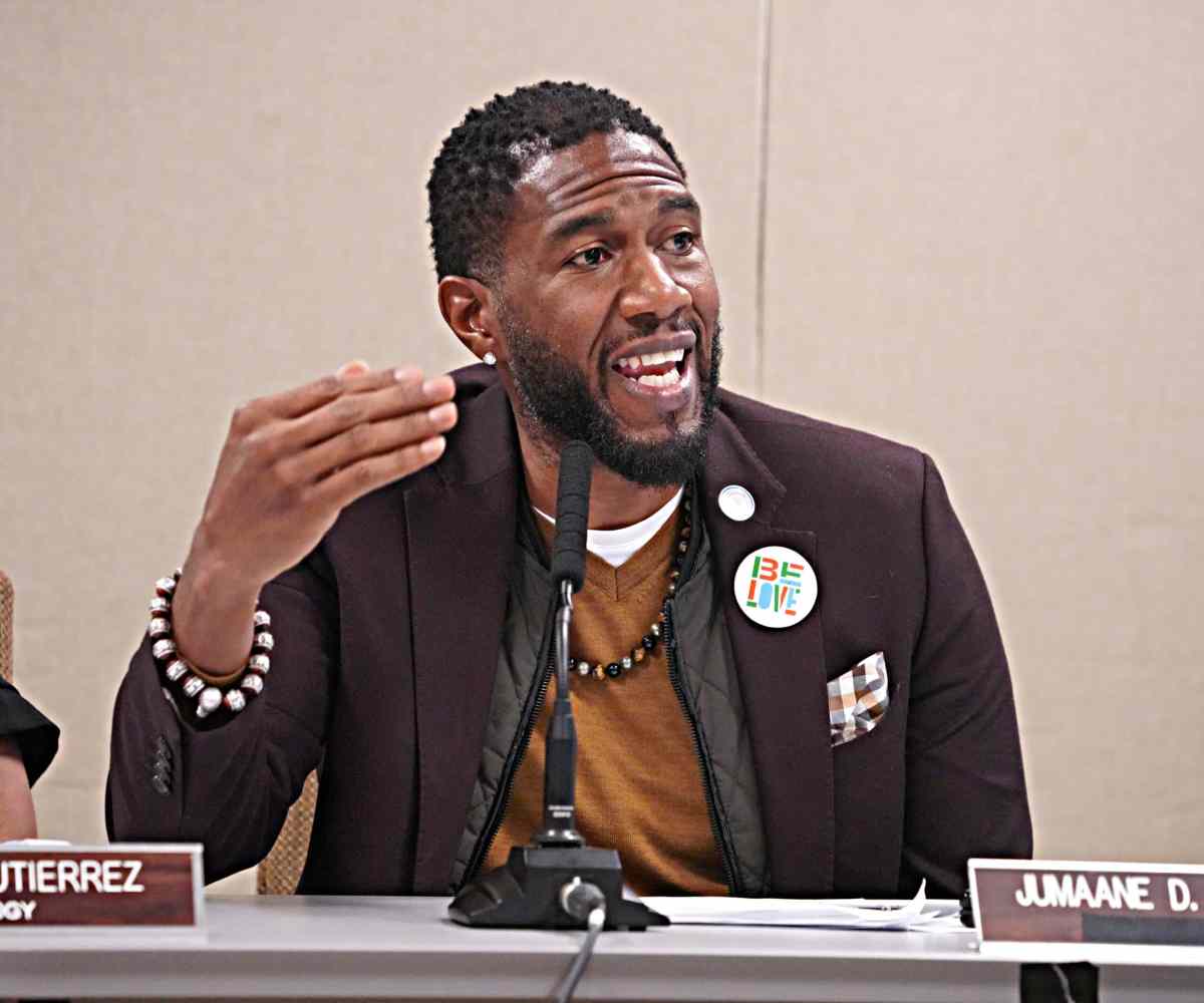Prosecutor Jumaane Williams speaks about the individual ban