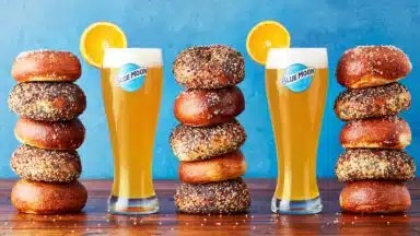 This Blue Moon x PopUp Bagels collaboration is a beer lover's dream.