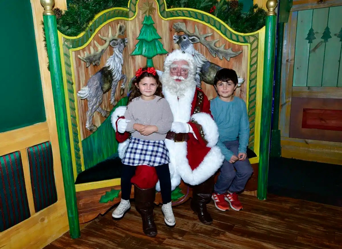 Guests visit Santa at Macy’s Herald Square Santaland at Macy's Herald Square on November 16,