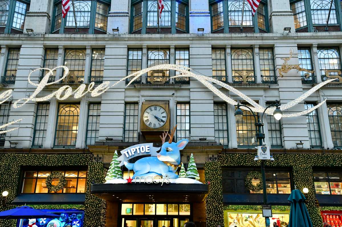 Macy's Herald Square on November 16, 2023, where Santaland takes place.