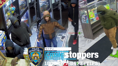 The suspects in the two smoke shop robberies.