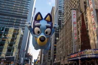 Bluey stars in the Macy’s Thanksgiving Day Parade.