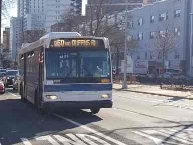 An MTA bus operating in Queens