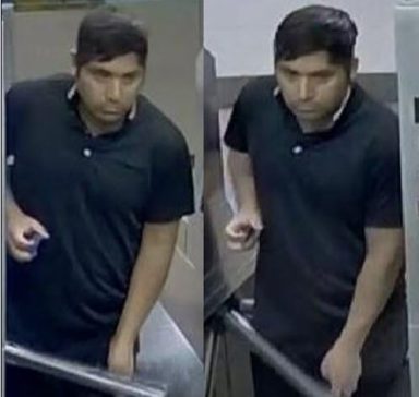 The suspect in the Brooklyn subway robbery.