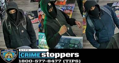 The suspects stole over $36,000 worth of merchandise from the business at 1588 University Ave. in the Bronx.