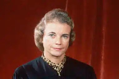 Sandra Day O'Connor, first female Supreme Court justice