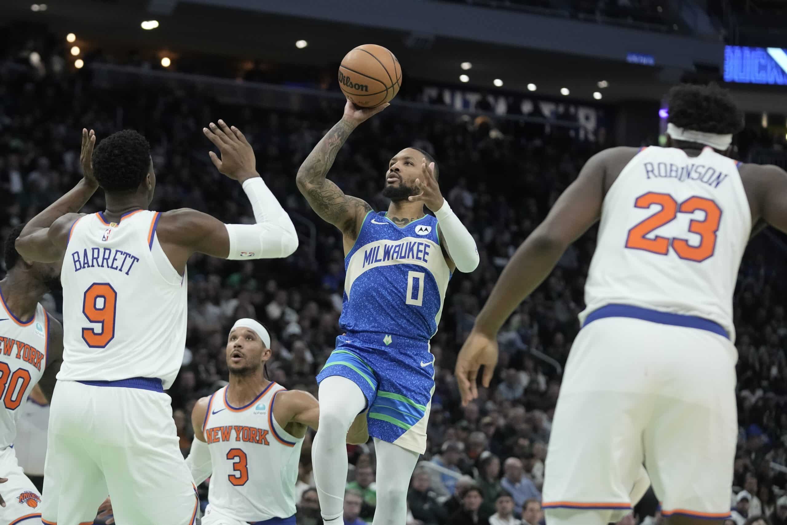 Bucks breeze past Knicks 146-122 into semifinals of NBA In-Season Tournament