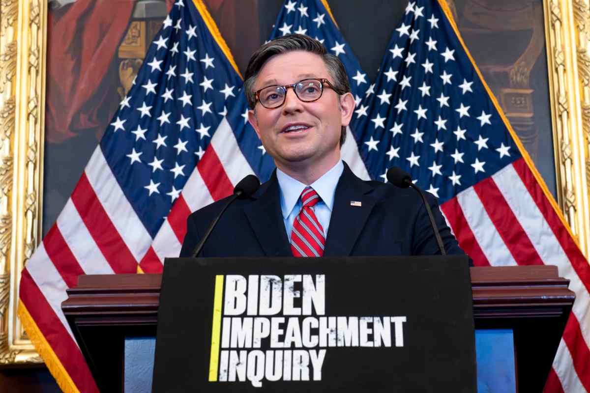 Republican House Speaker Mike Johnson supports Biden impeachment inquiry