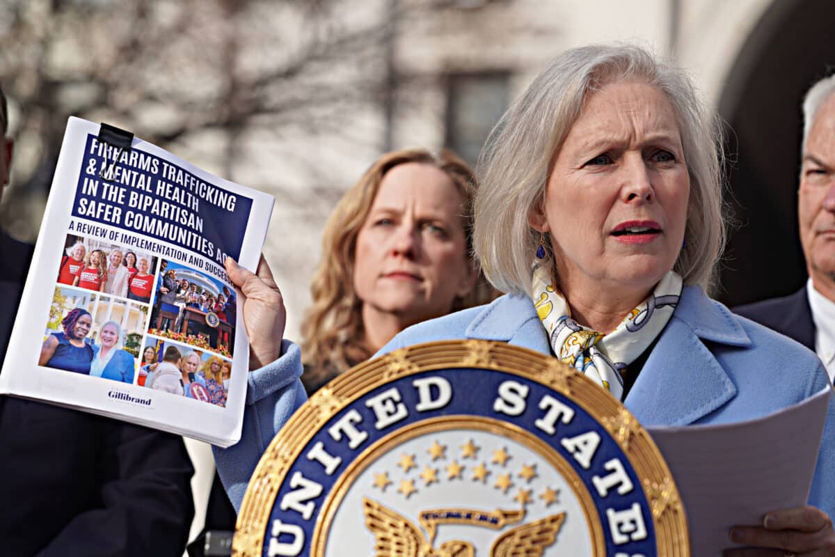 Senator Kirsten Gillibrand touts gun trafficker arrests