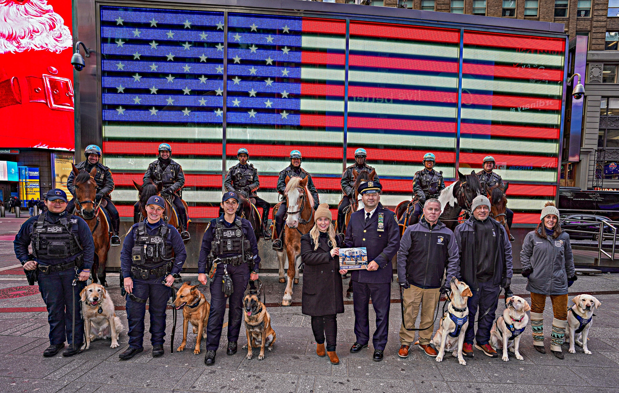 NYPD’s furriest crimefighters grace 2024 Police Foundation Calendar