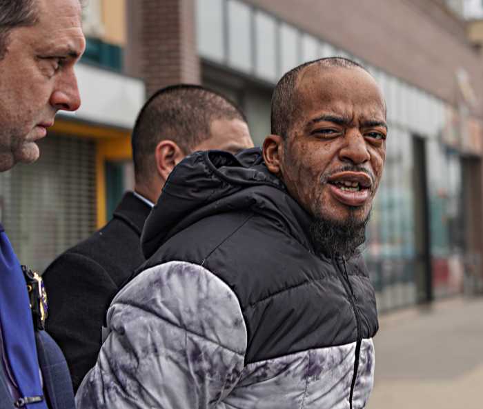 Patric Anderson, 31, the alleged subway slasher accused of randomly attacking Brooklyn straphangers over the last several days warned the public on Thursday to be “very” afraid of him as he was taken away in cuffs.