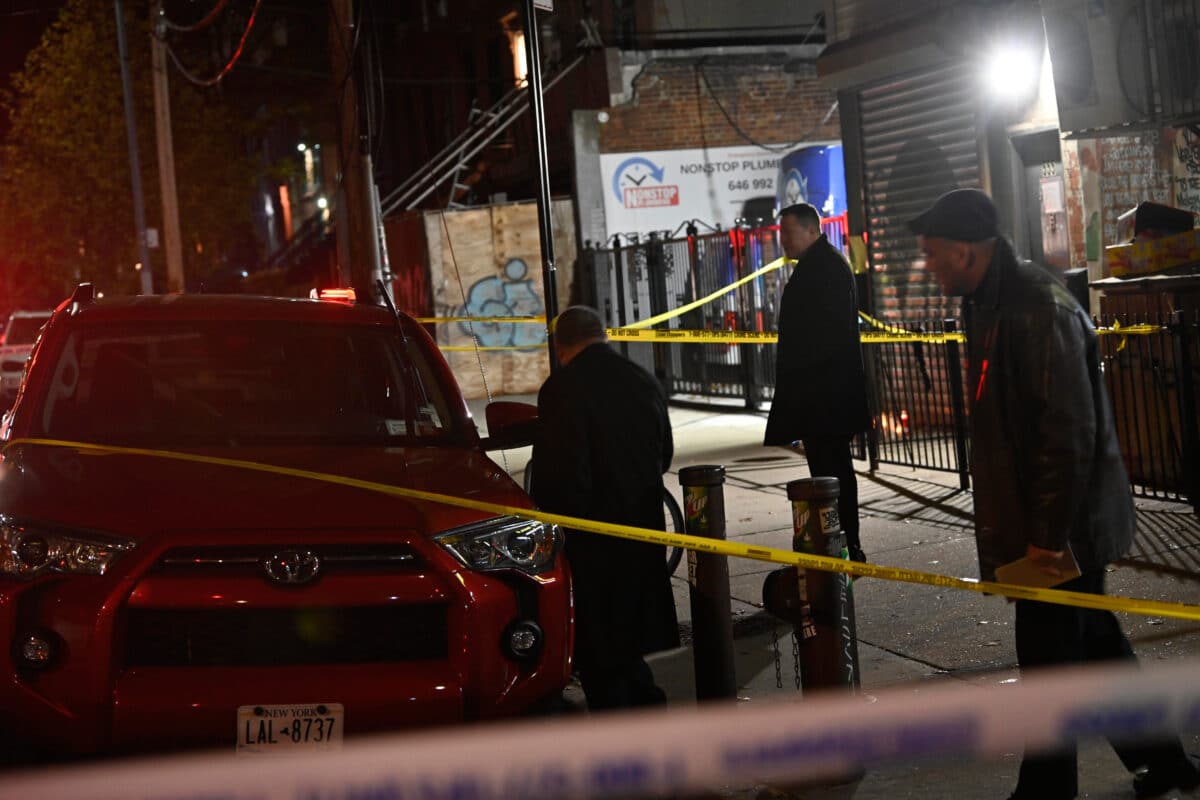 A man was found shot and killed inside a car on Macon Street in Brooklyn.