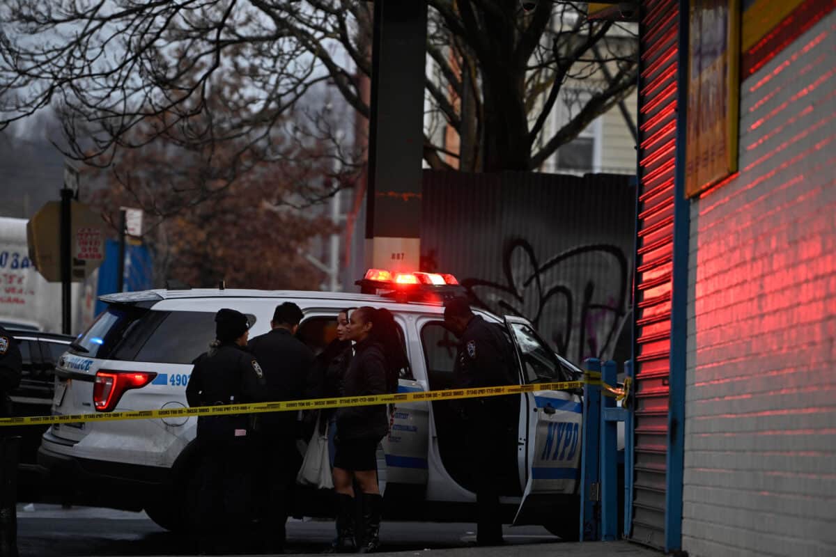 Witnesses talk to police in Brooklyn