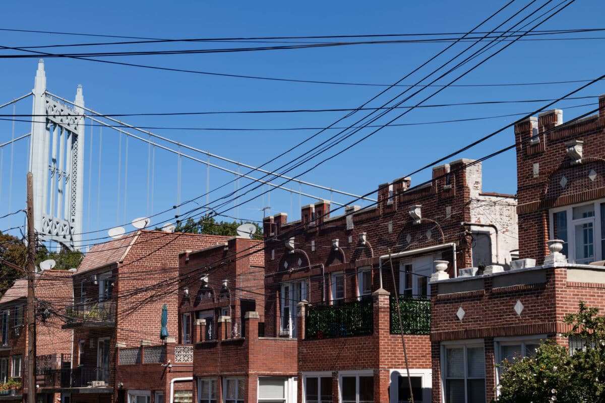 Housing block in Queens