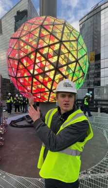 iconic Times Square ball