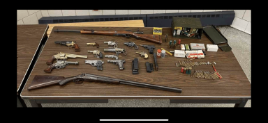 Stockpile of guns seized from Bronx home