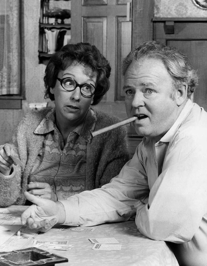 Stars of All in the Family, Norman Lear's classic sitcom, Jean Stapleton and Carroll O'Connor