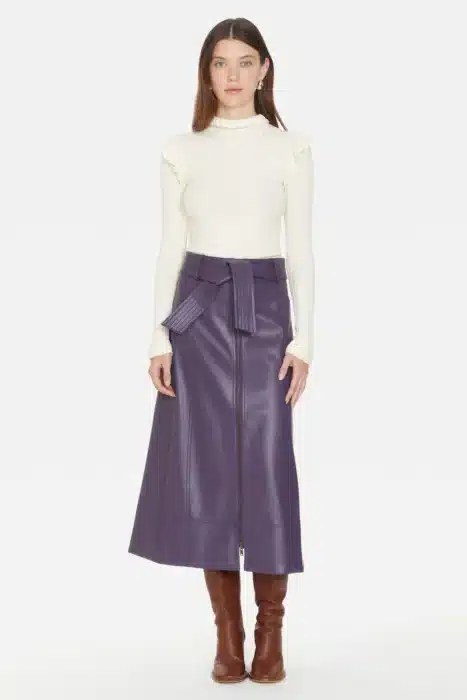 marie oliver faux long skirt