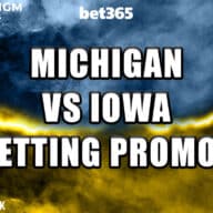 Michigan-Iowa betting promos