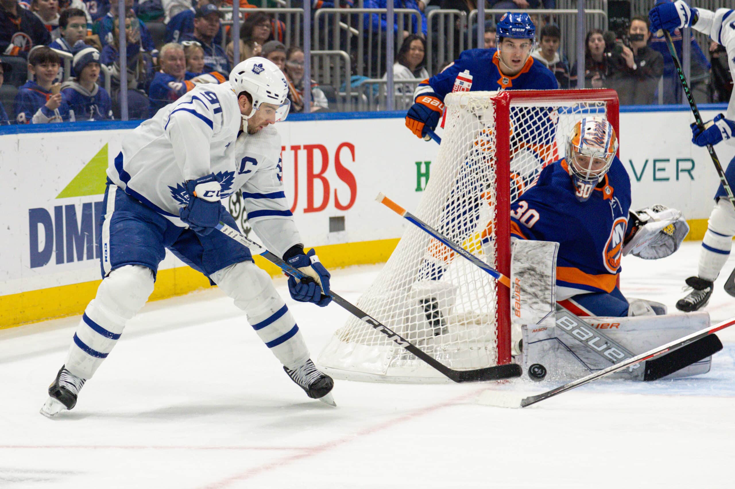 John Tavares, ex-teammates reflect on former captain recording 1,000th career point against Islanders 3 John Tavares Islanders