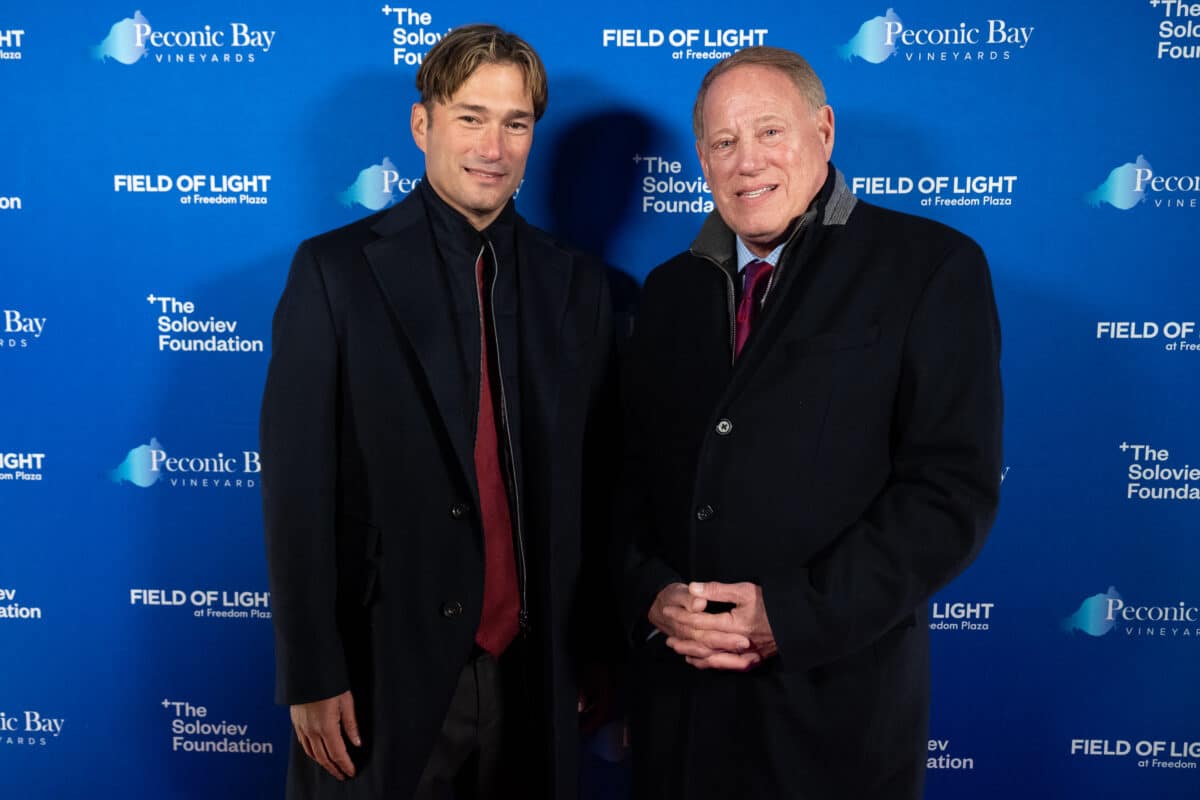 Shining the 'Light' for all: Spectacular 'Field of Light' art installation opens to the public in Midtown 8 Stefan Soloviev and Michael Hershman