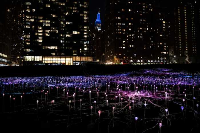 View of the Field of Light in Midtown