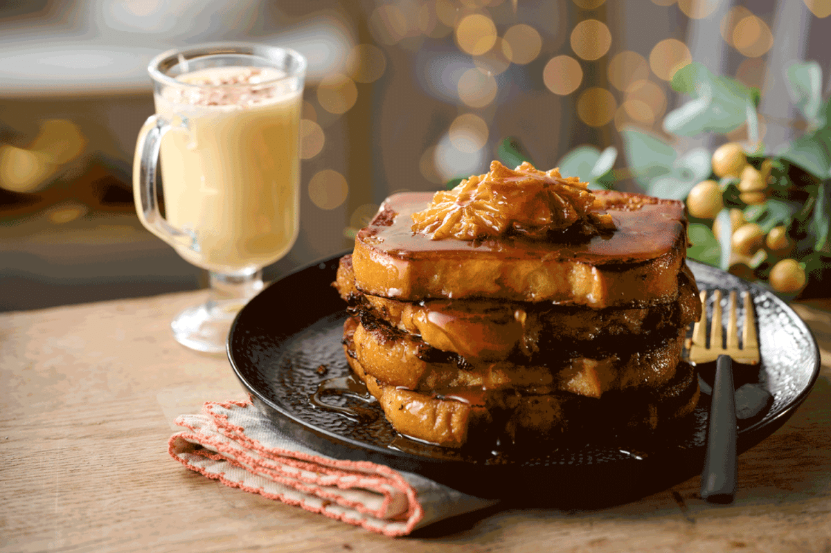 Here’s how you can incorporate eggnog into some holiday breakfast