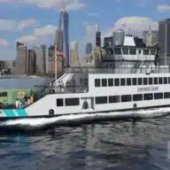 The coming hybrid-electric ferry will transport passengers to Governors Island beginning next summer.